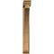 Ekena Millwork Thorton Traditional Rough Sawn Bracket w/ Offset Brace, Western Red Cedar, 6"W x 36"D x 48"H BKT0604X36X48THR01RWR - alternate 3
